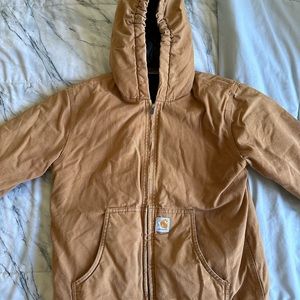 Carhartt tan puffer jacket